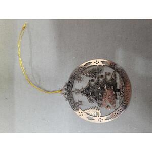 Christmas in Washington D.C. Metal Ornament